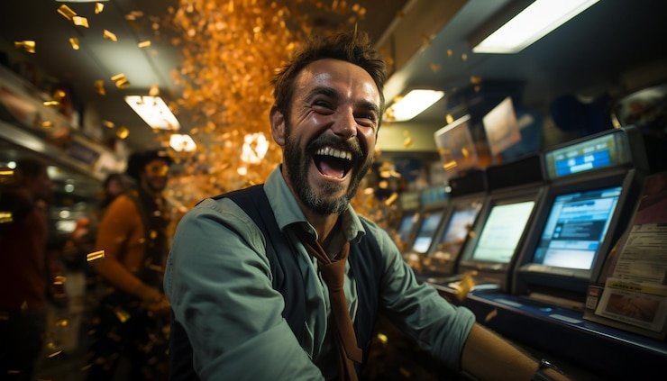 Permainan Lucky Spin di Joker Gaming cabe 4d dengan roda putar dan sistem bonus bertingkat